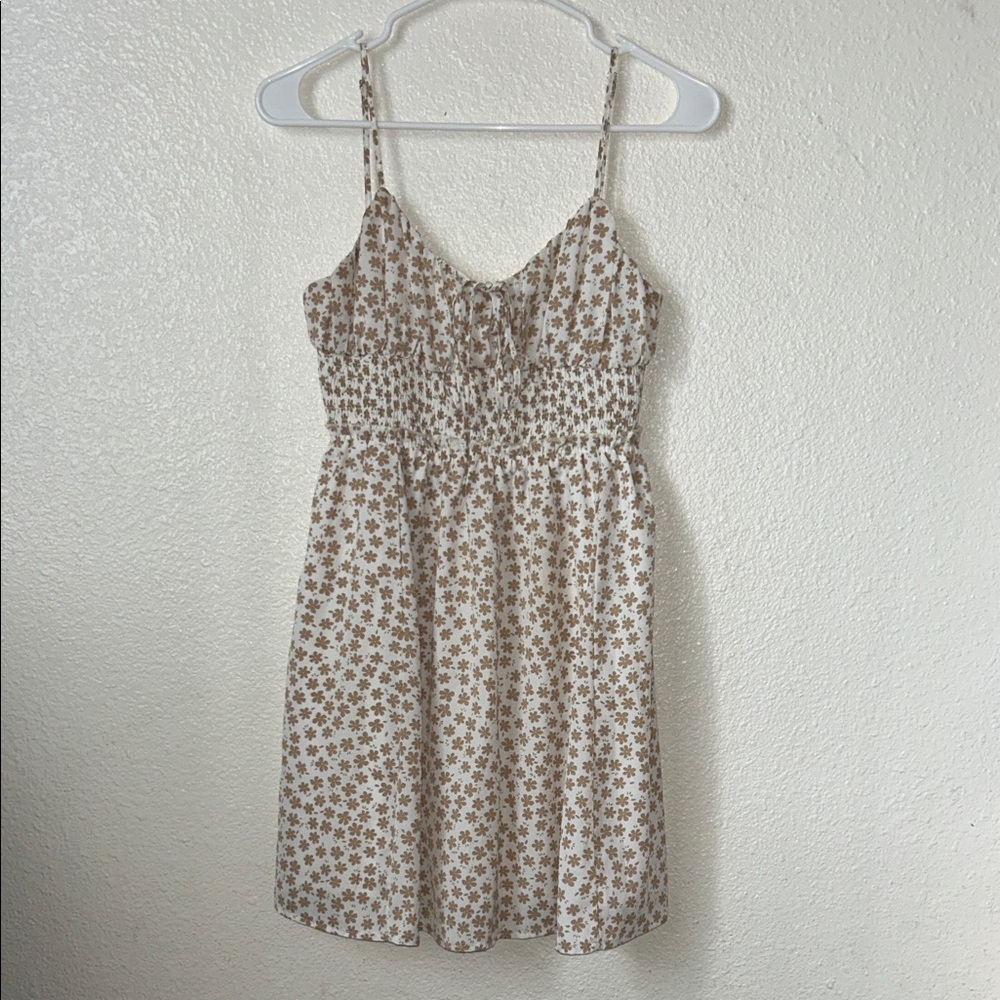 Chic Floral Spaghetti Strap Mini Dress
